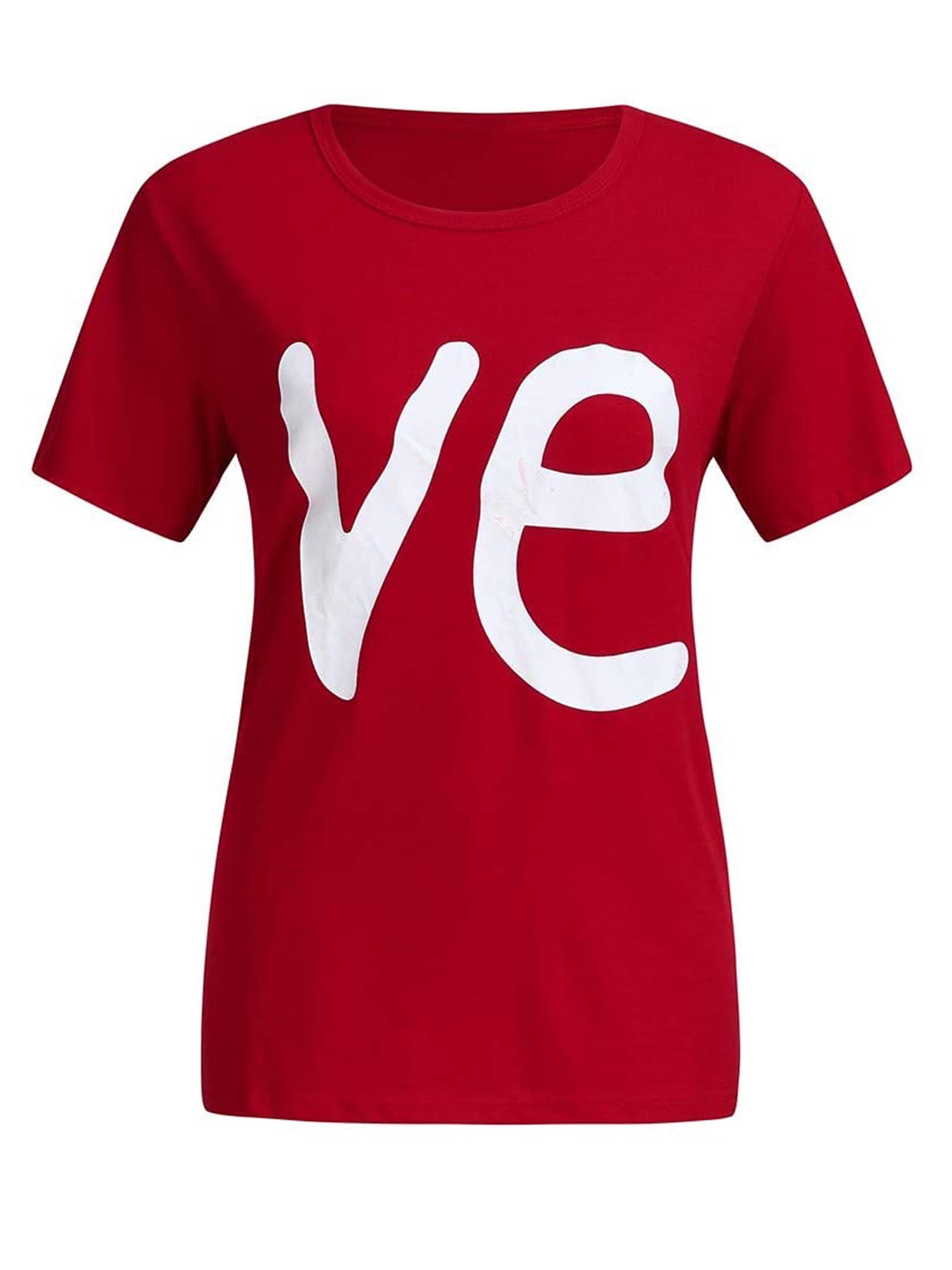 Couple T-Shirt Blouse Tops Clothes 