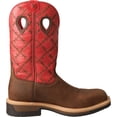 thumbnail image 3 of Men's Twisted X MLCA005 Lite Cowboy Alloy Toe Work Boot Brown/Flash Red Leather 7 2E, 3 of 6