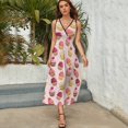 thumbnail image 3 of Delicious Pink Retro Cupcakes Sleeveless Dress Dresses Women Summer Evening Dresses Ladies Bohemia Long Dresses, 3 of 9