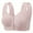 Grey, variant on Women’s Extra Plus Size Front Closure Fixed Cup Bra – Wirefree Concentrated Shape Bra with Tank Design, Plus Size Comfort Grey 48