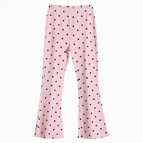 Gibobby Little Girls Sweatpants Wide Leg Drawstring Baggy Pants Straight Leg Athletic Trousers with Pockets 2T 3T 4T 5T 6T 7T 8T Girls Athletic Pants(18-24 Months,Pink)