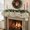 Sage Green, Peach, Cream, Light Blue, variant on Christmas Mantle Scarf 60x17 Inch, Country Floral Fireplace Christmas Decorations Cover Runner, Chic Colorful Botanical Flowers Leaves Christmas Mantel Decorations Xmas Holiday Mantel Scarves