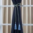 thumbnail image 5 of Decorative Tassel Rope Tie Backs for Window Curtain, Hand Knitting Buckle Cord Drapery Tieback, 5 of 7