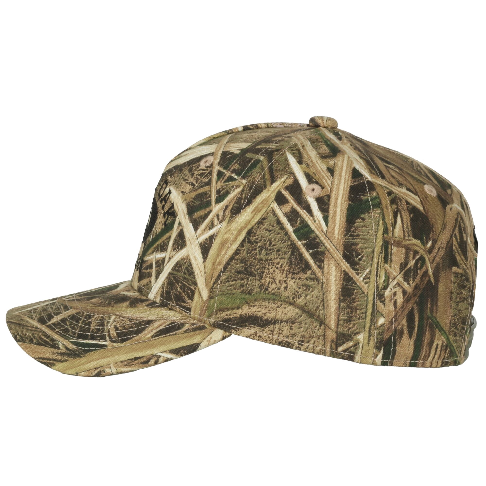 Mossy Oak Shawdowgrass Blades® Camo Cap, Hunting Hat for Men, Snapback, One Size, Adult, Brown Camo