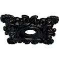 thumbnail image 3 of Ekena Millwork 18"W x 18"H x 3 1/4"ID x 1 1/2"P Crawley Ceiling Medallion (Fits Canopies up to 6 3/4"), Hand-Painted Jet Black, 3 of 5