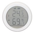 thumbnail image 1 of Higrómetro inalámbrico del termómetro del monitor de la humedad de la temperatura elegante blanco para Zigbee, 1 of 8