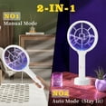 thumbnail image 4 of Mosquito Repellent, Fly Swatter with Purple Lamp Suitable for Indoor Home Backyard Terrace Camping, Mosquito Control, 4 of 8