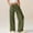 Green, variant on Plus Size Lounge Pants for Women Solid Color Elastic Waist Sports Casual Pants with Side Pockets Back Pocket Loose Solid Color Lounge Trousers
