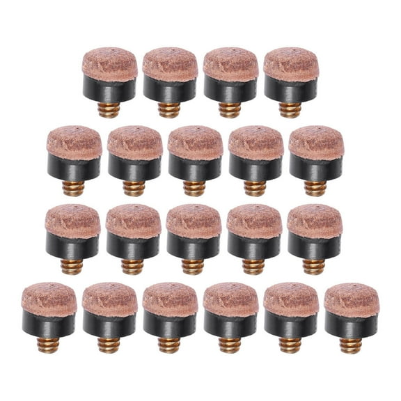 PBPBOX 25Pcs Pool Stick Replacement Tips Sturdy Professional Design