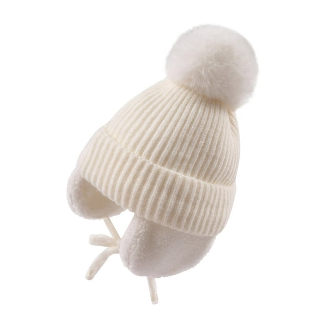 Autumn And Winter Plus Velvet Children‘s Hat Warm Ear Protection Knitted Hat
