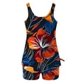 thumbnail image 5 of Taqqpue Tankini Swimsuits for Women 2025 Two Piece Tummy Control Swimsuits Blouson Flowy Floral Swim Tank Top with Boyshorts S-2XL, 5 of 6