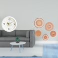 thumbnail image 2 of Reloj De Pared Decorativo Moderno Con Números Grandes Y Tejido De Ratán único Para El Hogar, La Oficina, El Estudio, El Salón De Té, El Pasillo Y La Decoración Del Dormitorio., 2 of 8