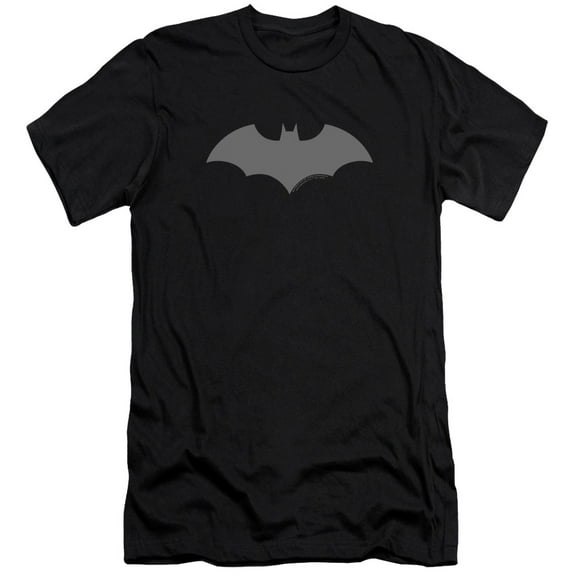 Batman 52 Black Premium Canvas T-Shirt Adult Slim Fit 30/1 Black