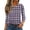 MulticolorA#0731F&16, variant on Garbnen Women's Long Sleeve Shirts Plaid Crewneck Tops for Women Basic Color Block Fall Winter Casual Y2k Women's Tunic Tops L