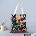 thumbnail image 2 of One-Punch Man Bolso de tela con estampado de lienzo para mujer, bolsa de compras reutilizable y estética, con cremallera interior, regalo para mujer,40*40cm., 2 of 6