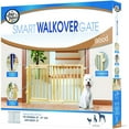 thumbnail image 2 of Four Paws Smart Design Walkover Pressure Mounted Gate with Door Beige 30" - 44" x 1" x 18", 2 of 2