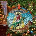 thumbnail image 2 of Ufo Abduction Jesus Christmas Ornament, Ceramic/Acrylic Ornament, Mother’s Day Ornament, Love Day Home Decor, Celebration Hanging Decor, Treasured Memory 2025, 2 of 5