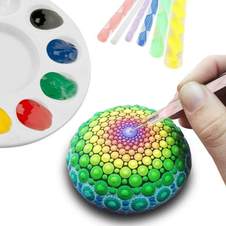 Mandala Dot Art Kit - Paint your own garden rocks, flower pots, and ho –  usawholesalesupplycc