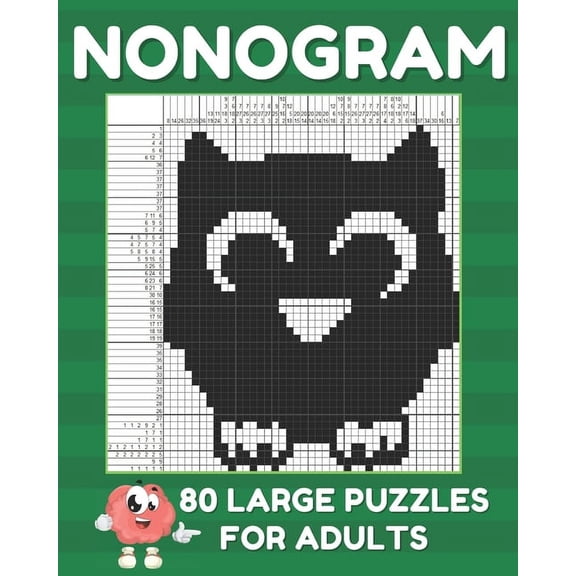 Nonogram Puzzle Books For Adults: Large Griddlers Logic Puzzles Picross Puzzle Book, (Paperback)