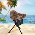 thumbnail image 6 of REDCAMP 2 Pack Folding Trippod Stool Lightweight, Portable 3 Legged Tripod Chairs for Adults Fishing Backpacking Hunting, Camo, 6 of 7