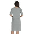 thumbnail image 3 of Just Love Short Sleeve Nightgown Sleep Dress for Women (Grey - Love In The USA, X-Large), 3 of 3