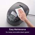 thumbnail image 4 of Tiger JPW-H18U Induction Heating Rice Cooker and Warmer with 14 Menu Presets and LCD Display (10-Cup, Mauve Black), 4 of 5