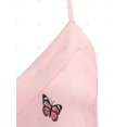 thumbnail image 3 of Más el tamaño de la correa de espagueti de la mariposa Imprimir sin mangas Rosegal  Camisetas sin mangas de talla grande, 3 of 5