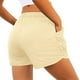 thumbnail image 4 of Pantalones cortos deportivos informales Augper para mujer con bolsillos sólidos, 4 of 7