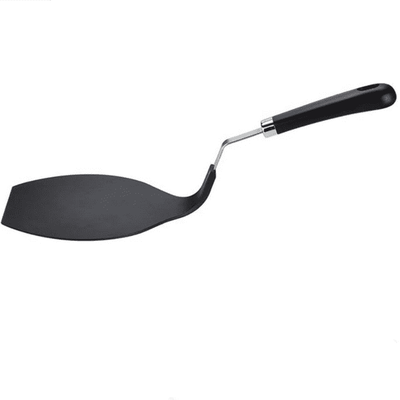 Premium Chef Series Round Flexible Large Spatula Pancake Spatula,Pancake Flipper,Egg Turner, and Omelet Spatula-Heat Resistant，Black