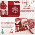 thumbnail image 2 of Beartech Twin Size Christmas Quilt Set Microfiber Bedspread Coverlet Set,Xmas Bedspread Set Red Deer Soft Christmas Quilts Bedspread Set with 1 Quilt & 2 Pillowshams, 2 of 7