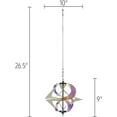 thumbnail image 2 of In the Breeze 2483 — Iridescent Vortex Spinner — Mesmerizing and Colorful Hanging Wind Spinner, 2 of 4