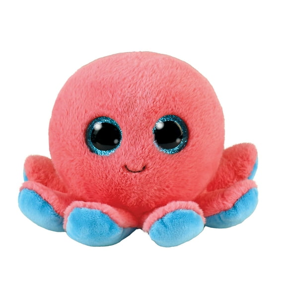 TY Beanie Boos - SHELDON the Octopus (Glitter Eyes)(Regular Size - 6 inch)