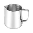 thumbnail image 1 of Naiovety Jarra de espuma de leche inoxidable de 350ml/600ml/100ml, jarra de café Latte, taza a escala artesanal Barista Juegos de servir café y té escala 350ml, 1 of 3