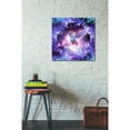 thumbnail image 3 of Epic Graffiti  "Hummingbird Love" by Cameron Gray, Giclee Canvas Wall Art, 18"x18", 3 of 3