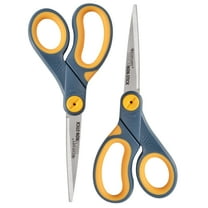 Westcott 8" Adjustable Glide Titanium Bonded Non Stick Scissors, High School, 2-Pack