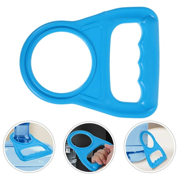 SEWCHICS Water Bucket Handle Carrier Water Bottle Handle Sky-Blue Plastic 1Set