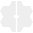 thumbnail image 4 of 40"OD x 4"ID x 14"C x 1"P Daisy Architectural Grade PVC Contemporary Ceiling Medallion, Two Piece, 4 of 11