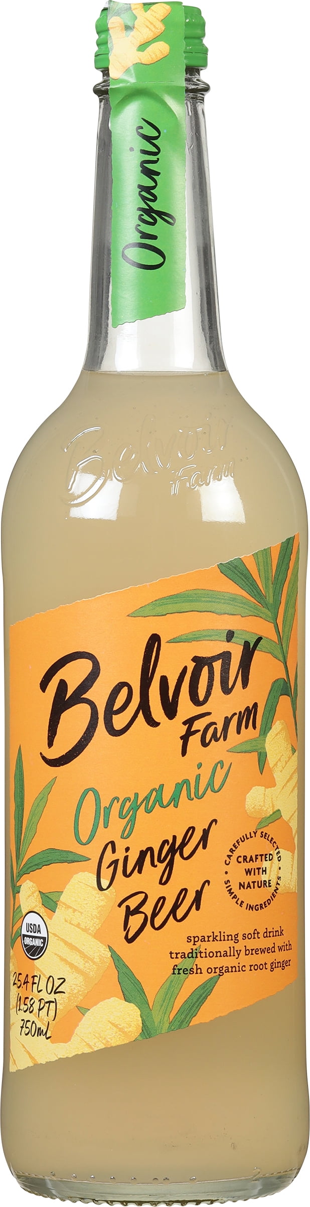 Belvoir - Sirop de Gingembre Bio - Bouteille de 500 ml - Pack de 6 - Les  sans alcool