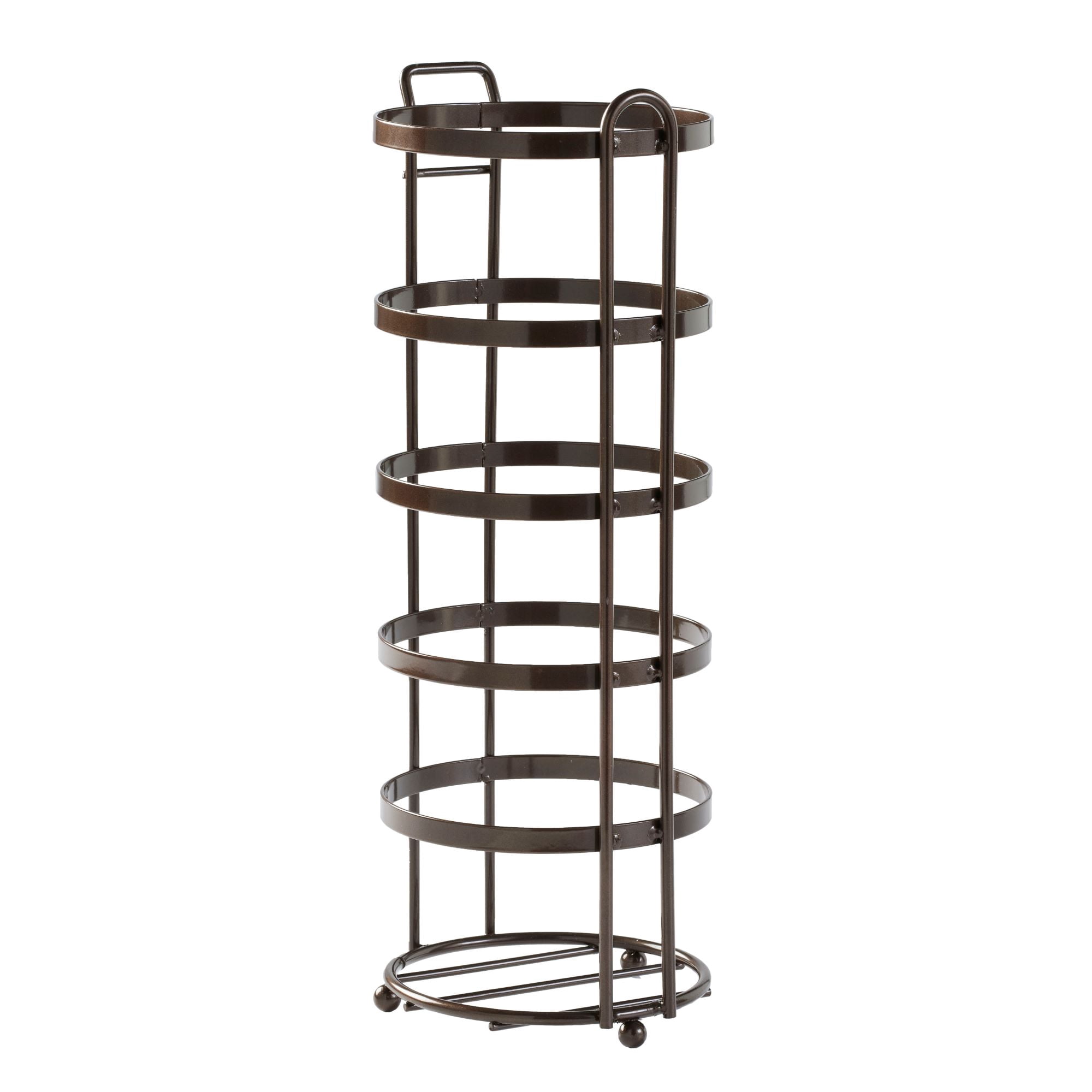 Better Homes & Gardens Bronze Flatwire Free-Standing Toilet Paper Holder with Reserve