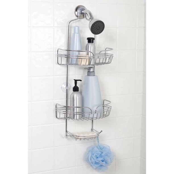 Zenna Home E7529S OvertheShower Caddy, Chrome