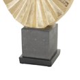 thumbnail image 5 of 11" x 17" Gold Polystone Ballet Dancer Sculpture with Elevated Black Base, by DecMode, 5 of 9