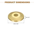 thumbnail image 2 of 8 Pcs Gold Speaker Isolation Feet,25x5mm Copper Shock Absorption Base Pad Anti Vibration Amplifier Stand Feet Mat, 2 of 6