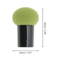 thumbnail image 2 of Unique Bargains 1 Pc Mushroom Head Puff for Travel Makeup Application Green, 2 of 4