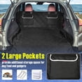 thumbnail image 5 of F-color SUV Cargo Liner para perros, resistente al agua, funda de carga para mascotas, funda para asiento de perro, alfombrilla para SUV, sedanes, furgonetas, con protector de solapa de parachoques, a, 5 of 5