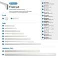 thumbnail image 7 of Amerock Merced 3-3/4 inch (96mm) Center-to-Center Polished Chrome Cabinet Pull, 7 of 7