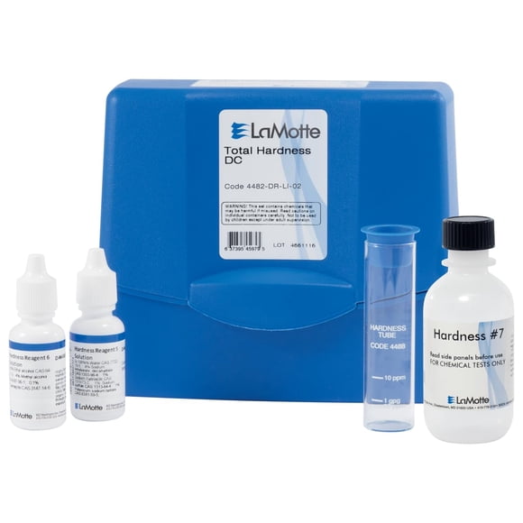 Kit de Prueba LaMotte 4482-LI-02 para Dureza Total con Gotero