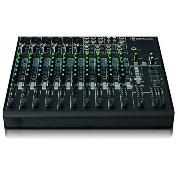 Mackie 1402VLZ4 Mezclador analógico compacto de bajo ruido de 14 canales con 6 preamplificadores ONYX