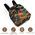 thumbnail image 6 of Floral Birds Vibrant Exotic Pattern Small Backpack Cute Mini Backpacks For Woman Lightweight Daypacks, 6 of 8