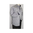 thumbnail image 6 of Men Shirt J.Valintin Turkey Usa Egyption Cotton Axxess Style 3T89-01 Gray, 6 of 12