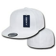 thumbnail image 2 of Decky RP1-PL-WHT-29 Retro Fitted Cap, White, Size 7.75, 2 of 3